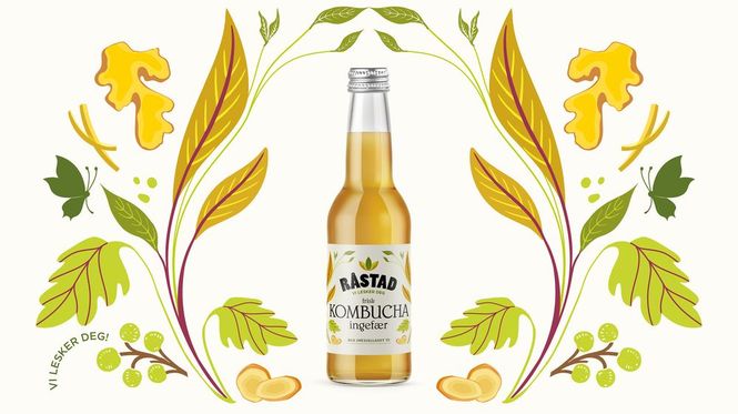 Main Image Råstad Ginger Kombucha 33 cl