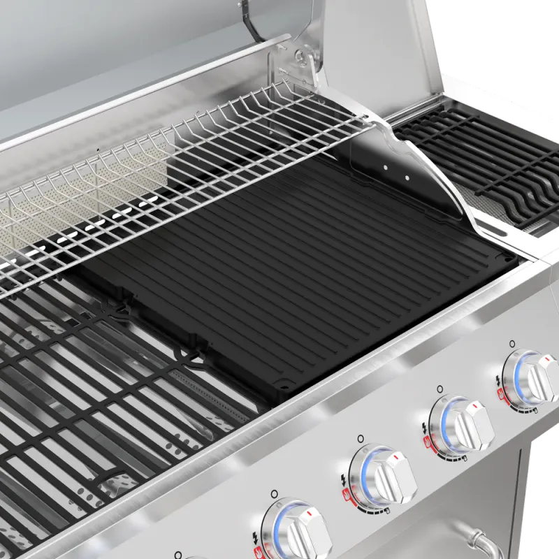 Nexgrill Gourmet Pro 6-Brenner Gassgrill | Rustfritt Stål