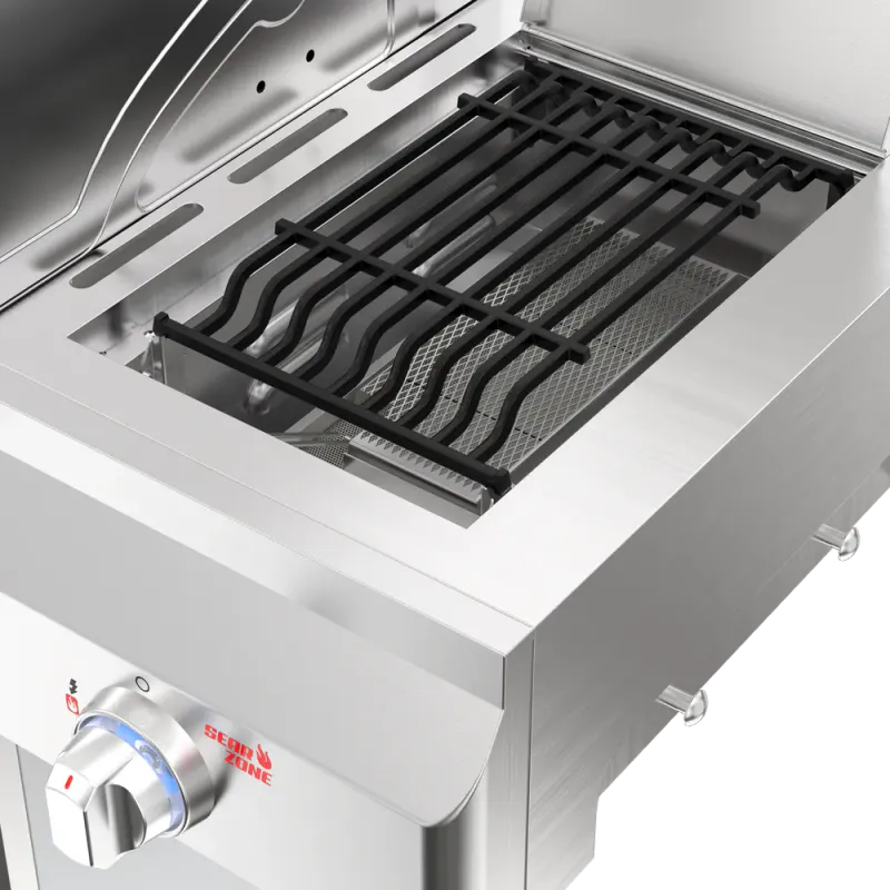 Nexgrill Gourmet Pro 6-Brenner Gassgrill | Rustfritt Stål