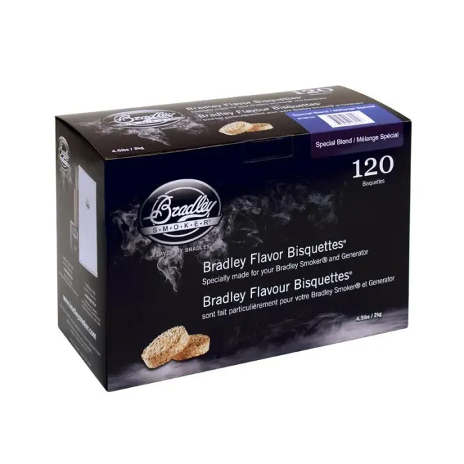 Main Image Bradley Flavor Bisquettes Special Blend | 120 Pack Bulk