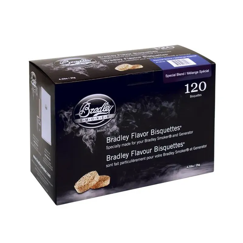 Bradley Flavor Bisquettes Special Blend | 120 Pack Bulk