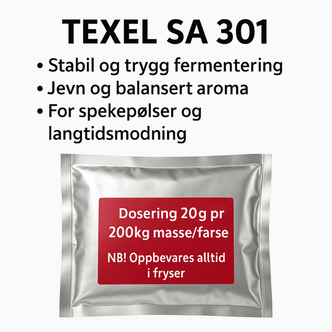 Main Image Starter culture TEXEL SA 301 for cured sausage 20g