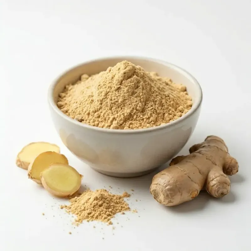 Ingefær, Tørket malt