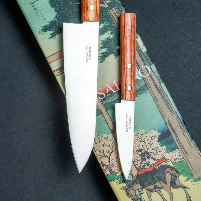 Hovedbilde Masahiro Hocho knivsett, 2 universalkniver