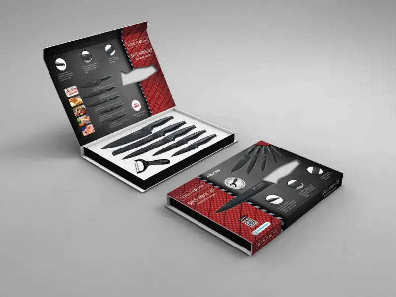 Royalty Line RL-CB5 knivsett | 5 kniver rustfritt stål