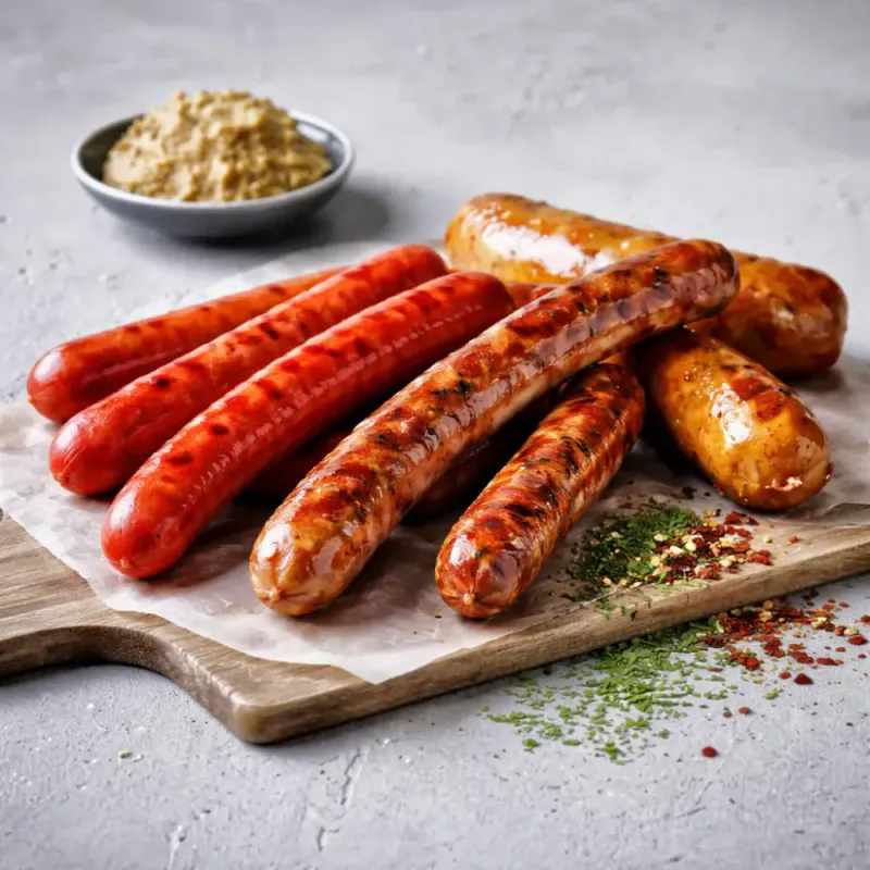 Rød wiener frankfurter krydderblanding