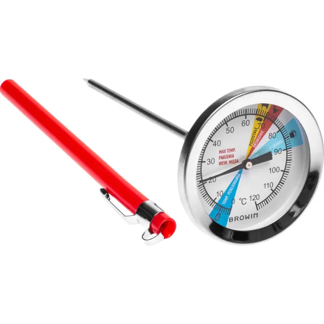 Hovedbilde Påleggsform med innebygd termometer Ø16cm