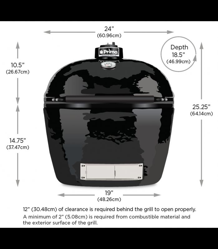 Primo Oval LG 300 All-In-One ceramic grill